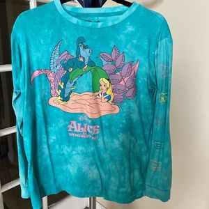 Disney x Cakeworthy Alice in Wonderland long sleeve shirt, small.